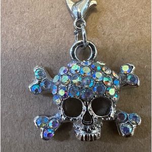 Skull & Bone Bling Charm